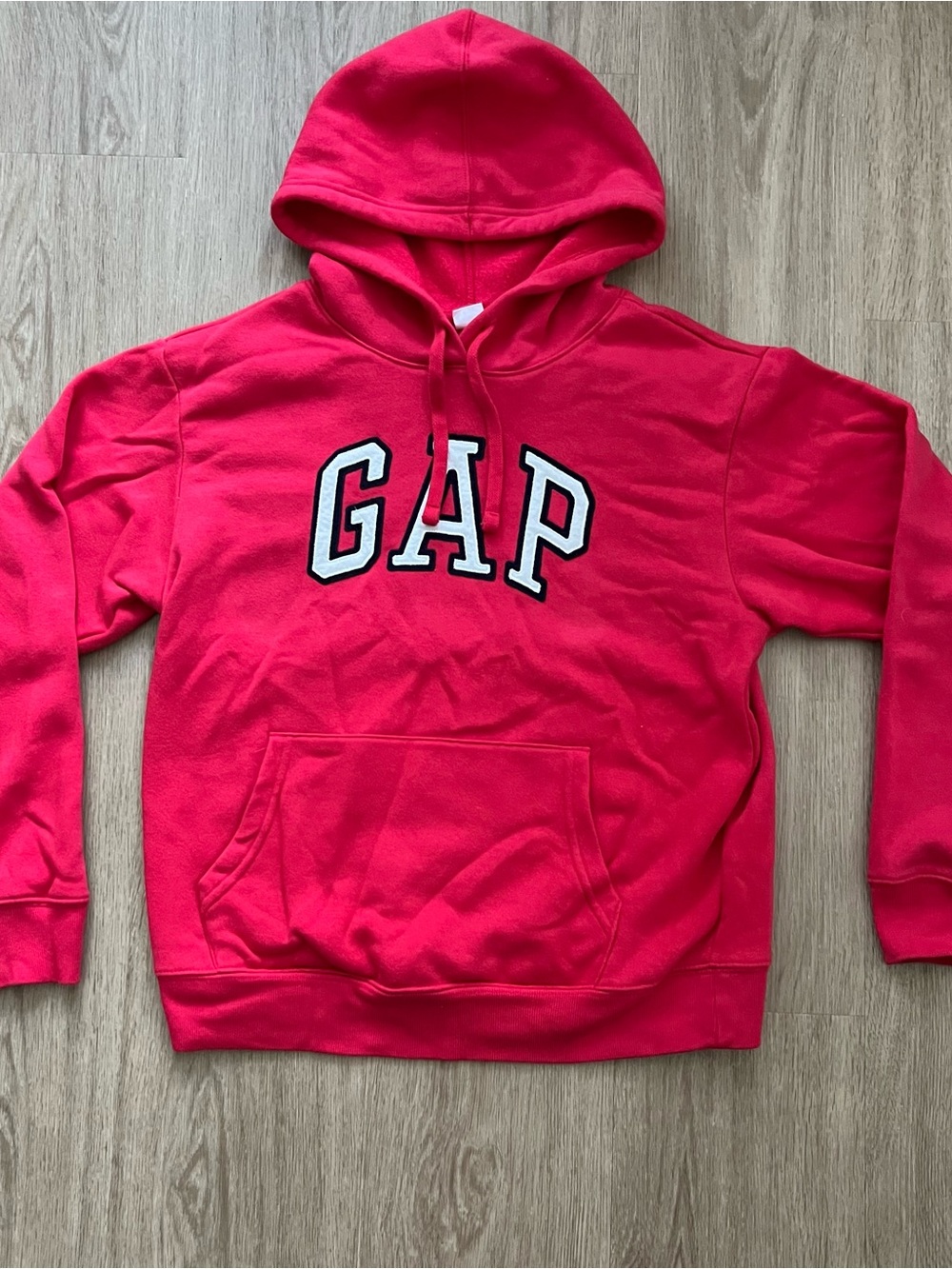 GAP Logo Hoodie in Red/Coral